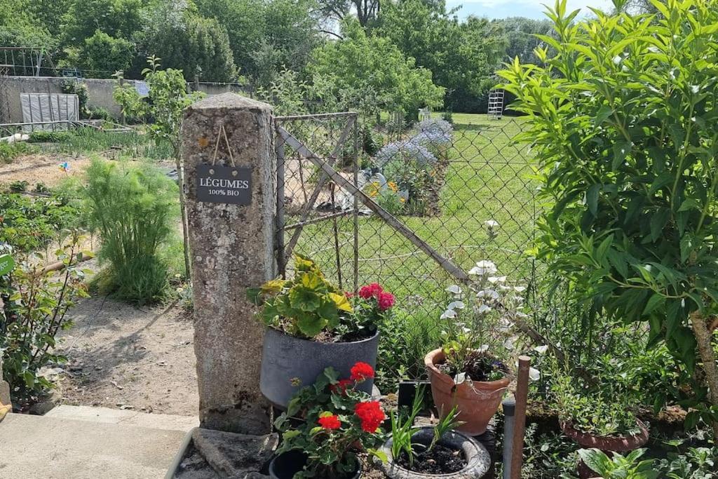 Les Noyers Monestois Entre Cher Et Canal De Berry Mennetou-sur-Cher Extérieur photo